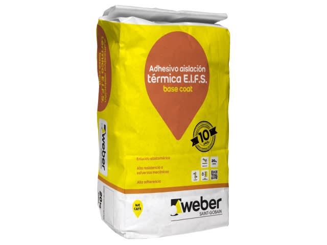 Adhesivo Aislación térmica EIFS basecoat WEBER 1