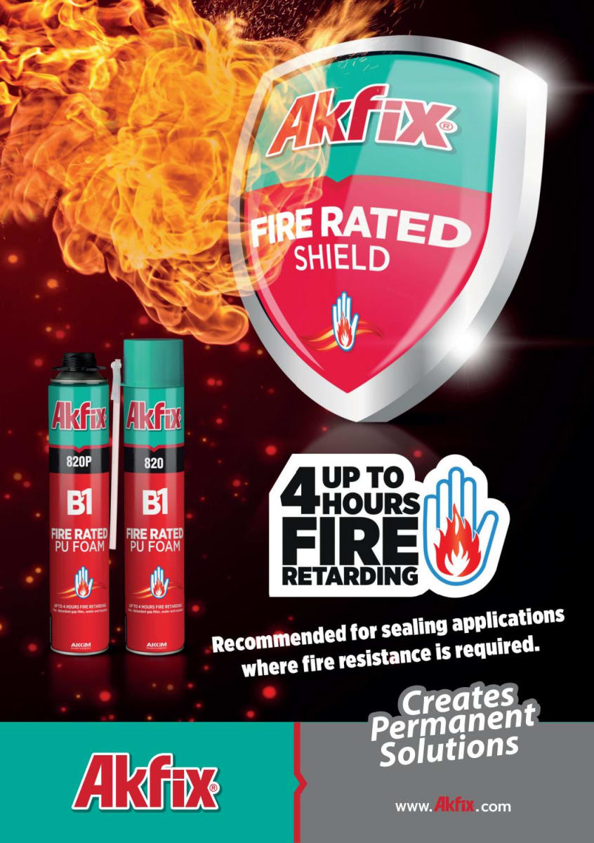 Espuma Poliuretano Ignifuga B1 Akfix 8203