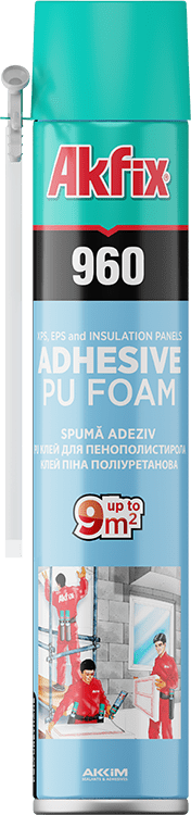 Adhesivo Espuma de Poliuretano EPS 960 Akfix1