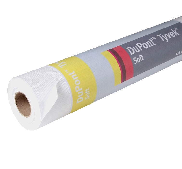 Membrana Hidrófuga TYVEK Soft Techo75 m2 (1,5m x 50m)4