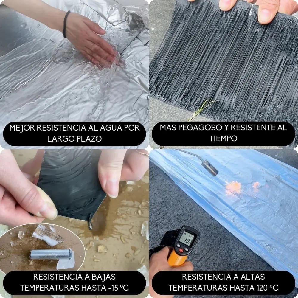 Cinta Tapagoteras Asfáltica Autoadhesiva 20cm x 10m FLASHBAND6