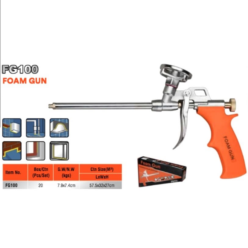 PISTOLA ESPUMA DE POLIURETANO GENÉRICA FG1001