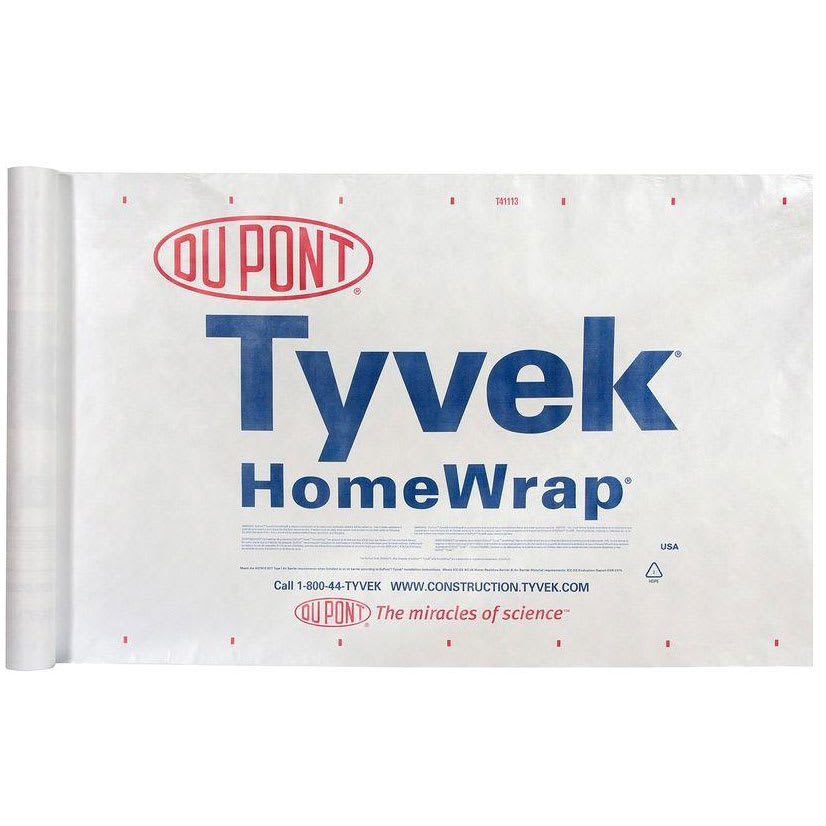 MEMBRANA HIDROFUGA TYVEK HOMEWRAP 46 M2 (1,52 x 30,48m)1