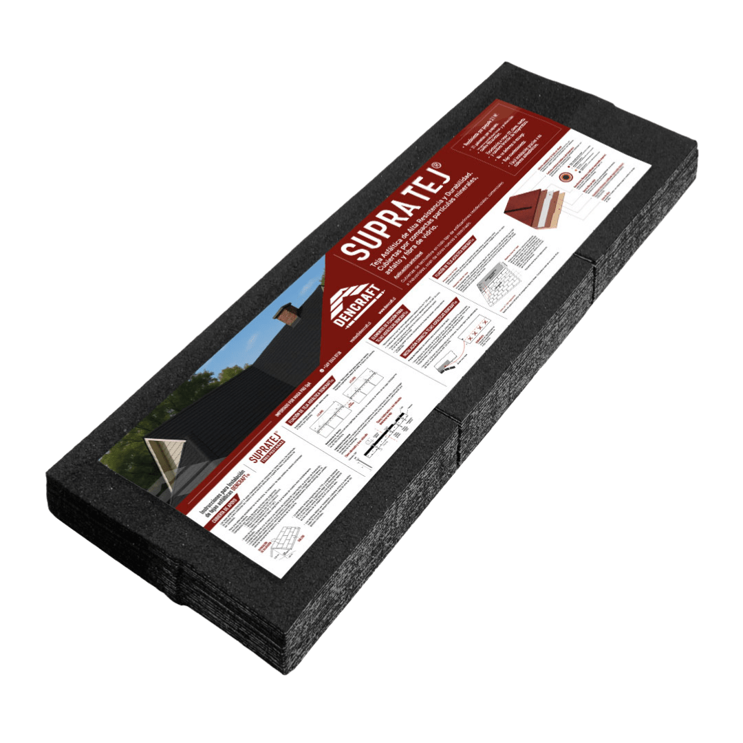 Teja Asfaltica Negra Supreme 3,1m2 - Dencraft3