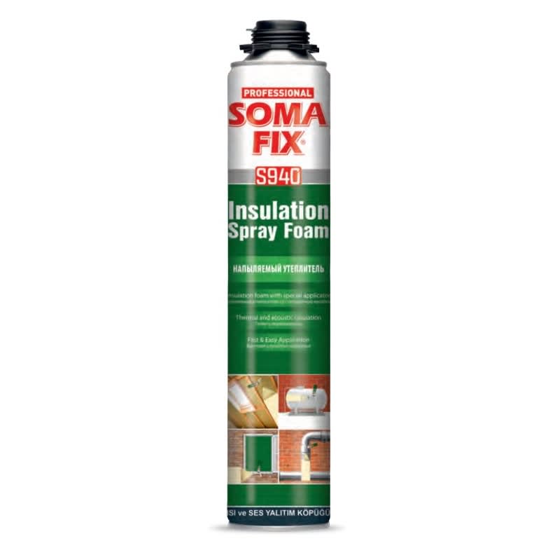 Kit Espuma de Poliuretano Proyectada S940 - Pack 12 + Limpiador + Pistola4