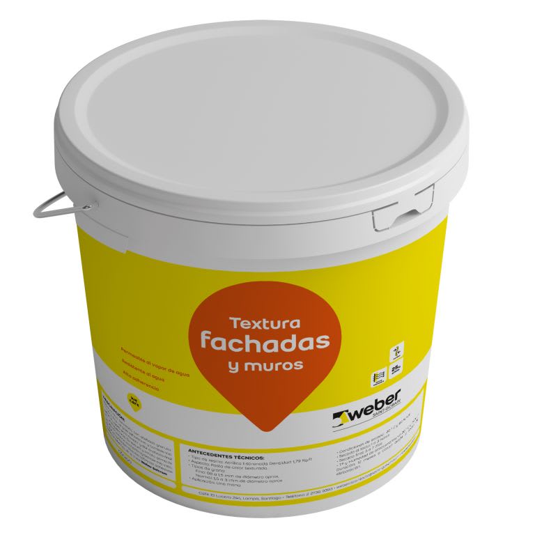 Textura Fachada EIFS Grano Fino Blanco Weber 0