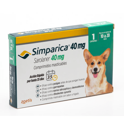 SIMPARICA 10 - 20KG (1Comprimido - 3Comprimidos)
