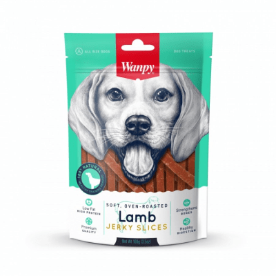 WANPY PERRO LAMB JERKY SLICES