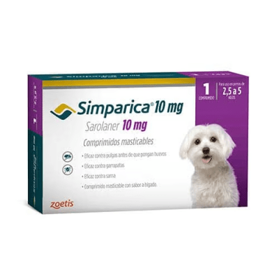 SIMPARICA 2.5 - 5KG (1Comprimido - 3Comprimidos)