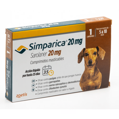 SIMPARICA 5 - 10KG (1Comprimido - 3Comprimidos)