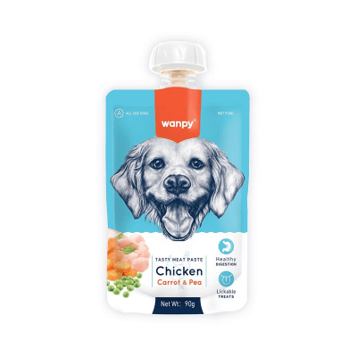 WANPY TASTY MEAT PASTE CHICKEN PERRO (90gr)1