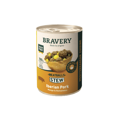 BRAVERY LATA PERRO IBERIAN PORK (415gr)