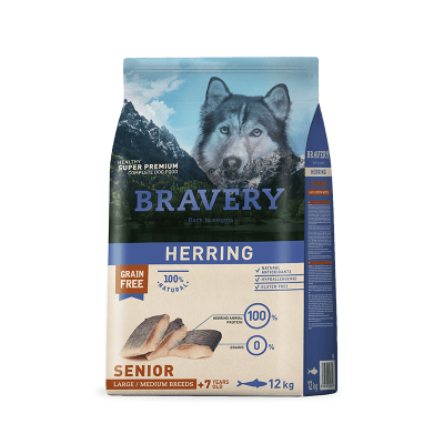 BRAVERY SENIOR LARGE/MEDIUM HERRING (12kg)