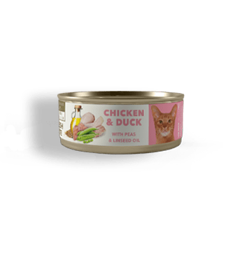 AMITY LATA GATO ADULTO CHICKEN & DUCK (80gr)