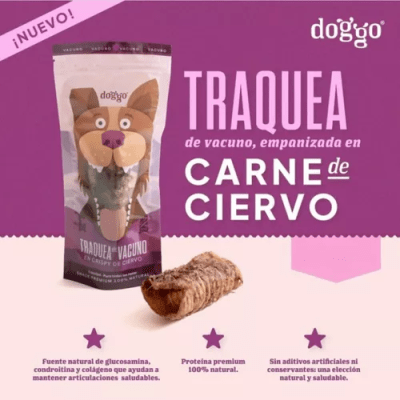 DOGGO TRAQUEA DE VACUNO EN CRISPY DE CIERVO
