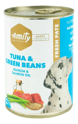 AMITY LATA PERRO ADULTO TUNA & GREEN BEANS (400gr)1