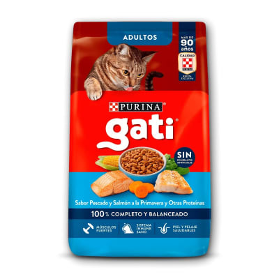 GATI ADULTO PESCADO Y SALMON A LA PRIMAVERA (8kg - 15kg)