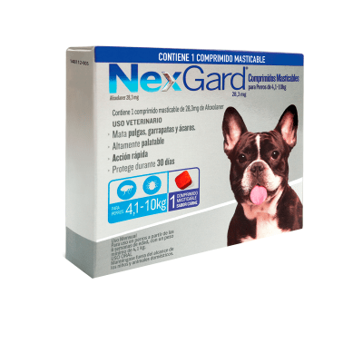 NEXGARD PERRO 4.1 - 10KG (1Comprimido - 3Comprimidos)