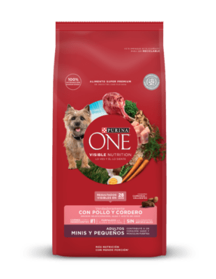PURINA ONE MINIS/PEQUEÑOS POLLO&CORDERO (2kg - 6kg)1