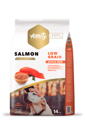 AMITY ADULT ALL BREEDS SALMON DOG LOW GRAIN (4kg - 14kg)