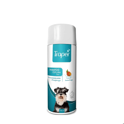 SHAMPOO TRAPER ESPUMA SECA PERRO1