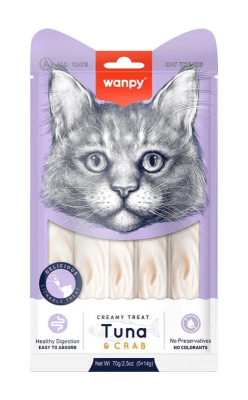 WANPY CREAMY TREAT TUNA & CRAB (70gr)
