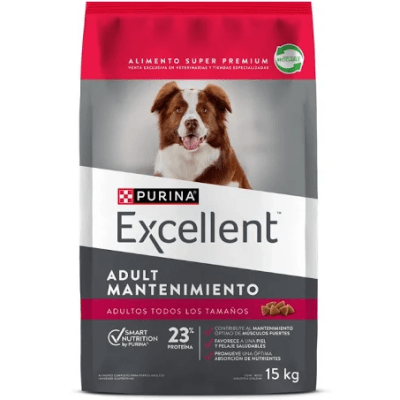 EXCELLENT MANTENIMIENTO ADULTO TODAS LAS RAZAS (15kg)
