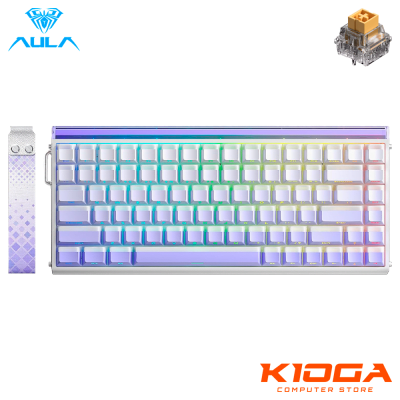 TECLADO AULA HERO84HE USB-C 8K HZ PURPLE GRADIENT RGB JADE KING SWITCH (MAGNETICO)1