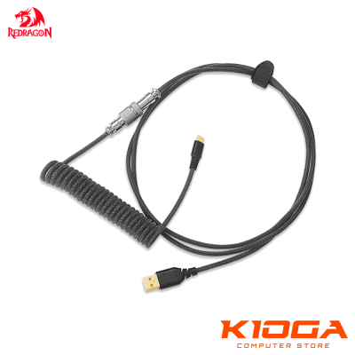 CABLE REDRAGON COILED A115B BLACK1