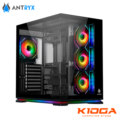CASE GAMER ANTRYX FX 870 PRO NEGRO ATX 4 FANS ARGB INFINITY USB-C BTF1