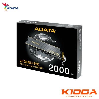 SSD M.2 NVMe ADATA LEGEND 860 2TB - PCIe 4.0 (READ: 6000MB/S WRITE: 5000MB/S)