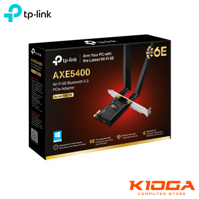 ADAPTADOR PCIE WIRELESS+BLUETOOTH 5.3 TP-LINK ARCHER TXE72E AXE5400 WI-FI 6E TRIPLE BANDA1