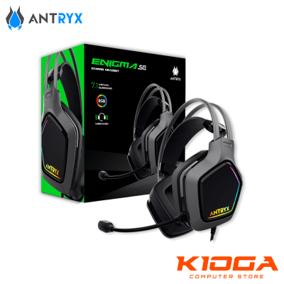 AUDIFONO ANTRYX ENIGMA SE GRAY 7.1 VIRTUAL RGB USB