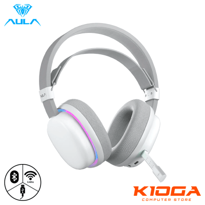 AUDIFONO AULA G7 INALAMBRICO WHITE 7.1 ANC RGB - WIRED/BT/2.4G