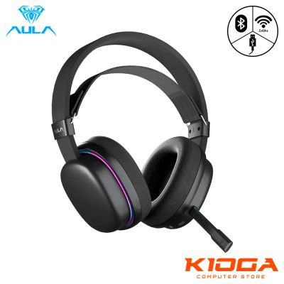 AUDIFONO AULA G7 WIRELESS BLACK 7.1 ANC RGB - WIRED/BT/2.4G1