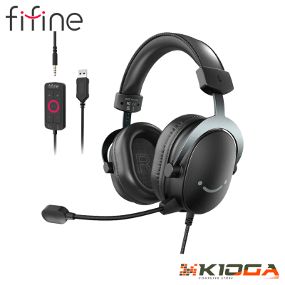 AUDIFONO FIFINE AMPLIGAME H9 BLACK SONIDO 7.1 PC/CONSOLA