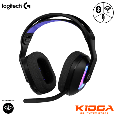 AUDIFONO LOGITECH G522 LIGHTSPEED LIGHTSYNC BLACK - BT 5.3 + USB-A + USB-C