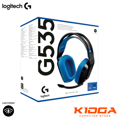 AUDIFONO LOGITECH G535 LIGHTSPEED WIRELESS PS4/PS5/PC BLACK/BLUE