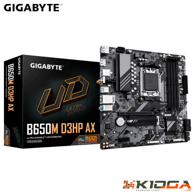 PLACA AMD AM5 GIGABYTE B650M D3HP AX DDR5 (WI-FI 6E + BLUETOOTH 5.3)