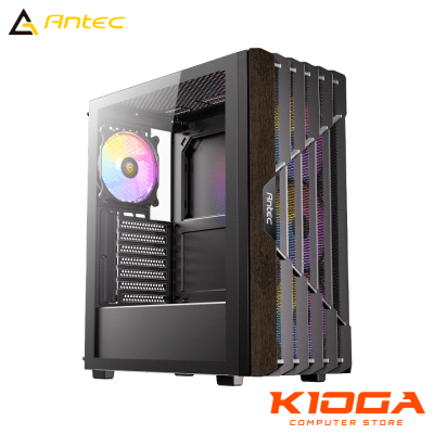 CASE ANTEC AX63 WOOD ARGB BLACK - 2 USB3.0 + 1 USB2.0