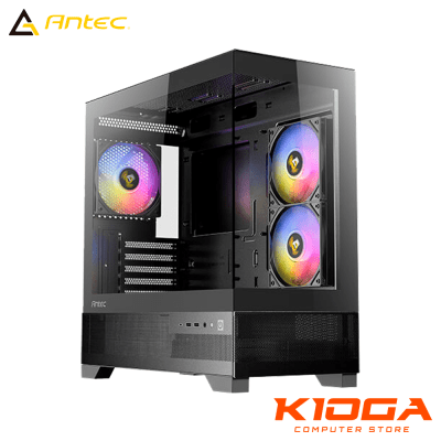 CASE ANTEC CX500M ARGB BLACK, FAN X3, TYPE-C + 2 USB3.0