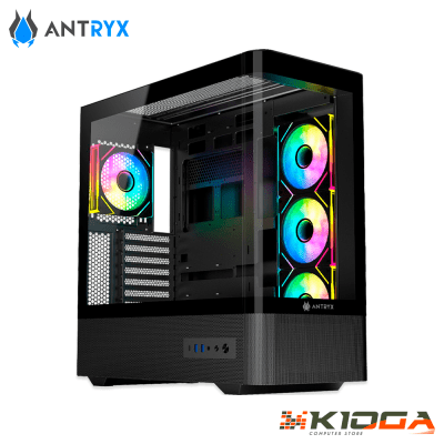 CASE ANTRYX FX 830 BLACK INFINITY ARGB, FAN X4, USB TYPE-C