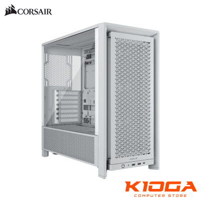 CASE CORSAIR FRAME 4000D WHITE, 2 USB 3.2 + 1 USB TYPE-C