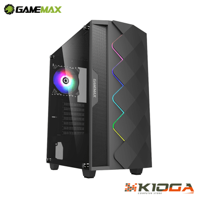 CASE GAMEMAX BLACK DIAMOND COC RGB1