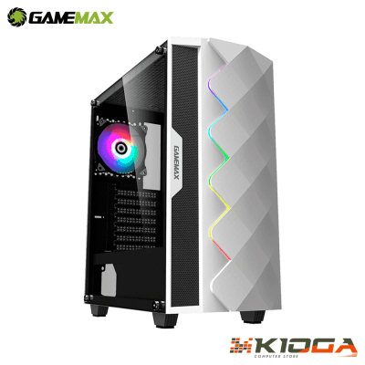 CASE GAMEMAX WHITE DIAMOND COC RGB1