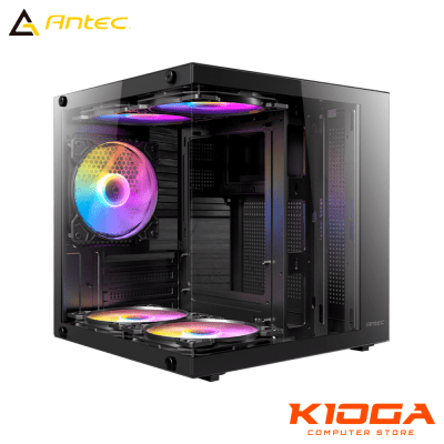 CASE GAMER ANTEC VCX10M ARGB BLACK, MINI TOWER, 5 FAN ARGB, M-ATX, USB 3.0 USB 2.01