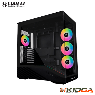 CASE LIAN LI VECTOR V100R BLACK, ARGB FAN X4, 2 USB 3.0 + 1 USB TYPE-C