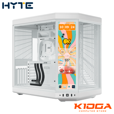 CASE HYTE Y70 TOUCH INFINITY SNOW WHITE + PCIe 4.0 GPU RISER + TYPE-C + 2 USB3.01