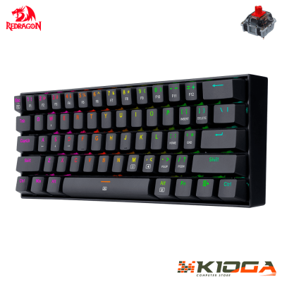 TECLADO REDRAGON DRAGONBORN BLACK - RED SWITCH1