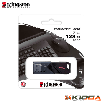 USB KINGSTON DATATRAVELER EXODIA ONYX 128GB USB 3.2 GEN 1